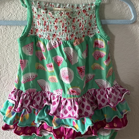Matilda Jane watermelon romper 6-12m - Picture 2 of 5